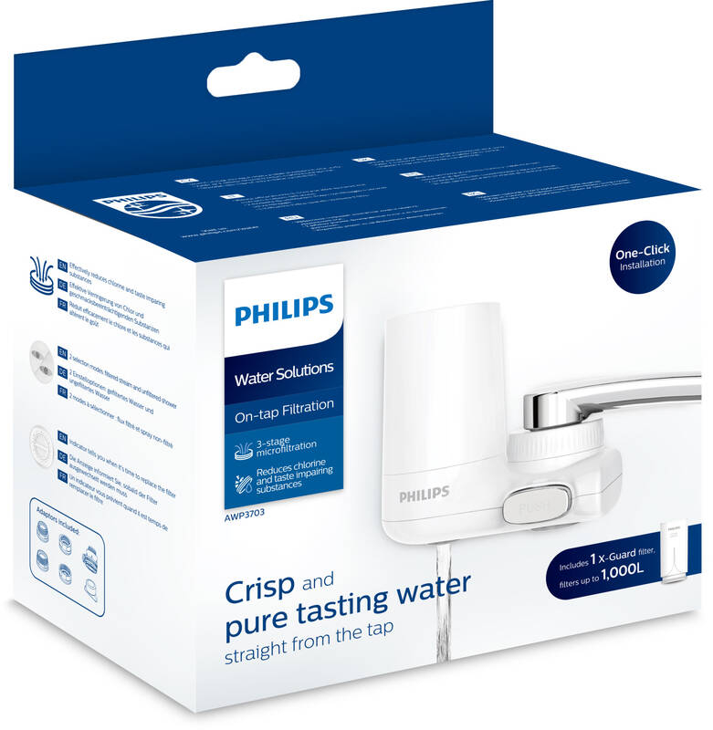Filtrace na kohoutek Philips 2 režimy