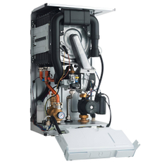 Sestava 2 závěsný systémových kondenzačních kotlů Protherm Panther Condens 48 KKO se systémovou regulací MiPro Sense a eBus kaskádovým modulem