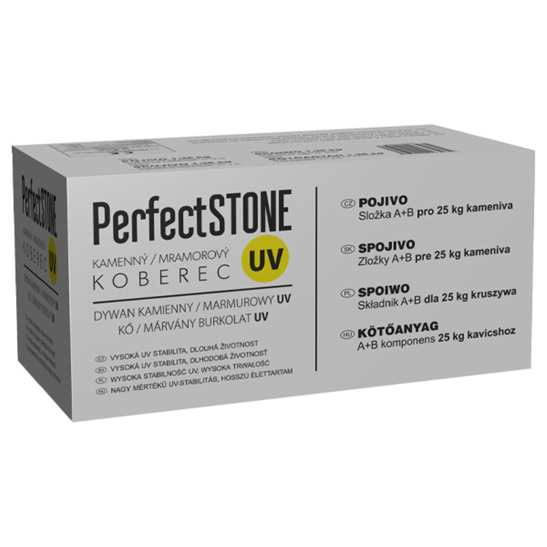 UV Pojivo pro kamenný/mramorový koberec Den Braven sada kbelíků 1,36 kg, pro 25 kg kameniva
