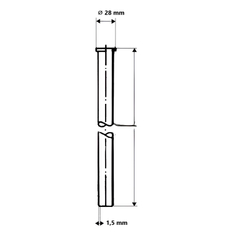 Trubka Cu tvrdá Wieland CuproLife 28 mm x 1,5 mm