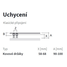 Těleso koupelnové trubkové Isan Miro 1236 x 600 mm, 560 W, levé, elektrické s regulátorem Mini PW, sněhově bílá RAL 9016