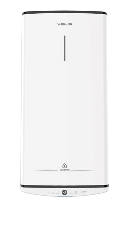 Ohřívač elektrický plochý Ariston Velis Pro 80, 1,5 kW, s dipleyem, WiFi, bílá