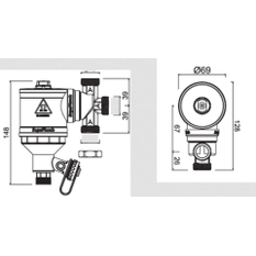 Filtr magnetický mechanický AV Equen Ultima SP-M1