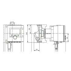 Čerpadlo oběhové mokroběžné Wilo Stratos Maxo 25/0,5-4 PN10