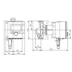 Čerpadlo oběhové mokroběžné Wilo Stratos Maxo 30/0,5-12 PN10