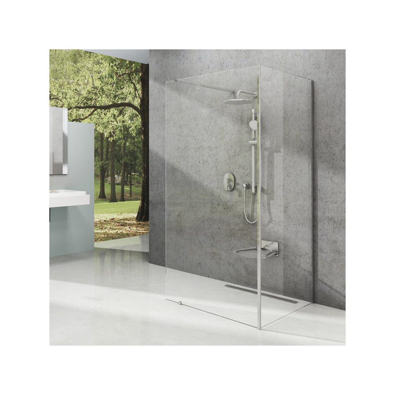 Sprchový kout Ravak Walk-In Corner 110x80, černá+transparent