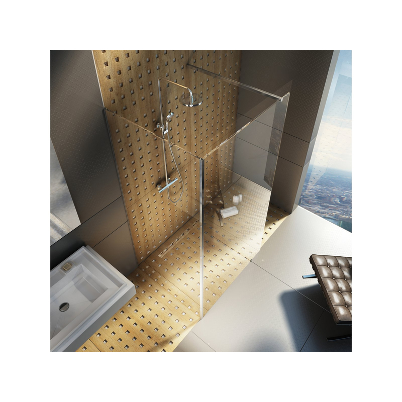 Sprchový kout Ravak Walk-In Corner 110x80, černá+transparent