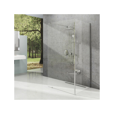 Sprchový kout Ravak Walk-In Corner 110x80, černá+transparent