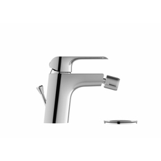 Bidetová stojánková baterie Ravak Flat FL 055.00CR 121 mm s výpustí, chrom
