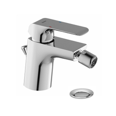 Bidetová stojánková baterie Ravak Flat FL 055.00CR 121 mm s výpustí, chrom