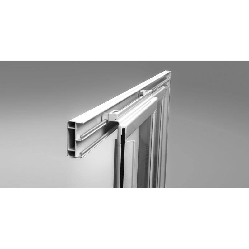 Sprchový kout Ravak SKCP4 80x80, 195 černá+pearl