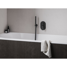 Podomítková baterie Ravak Eleganta EL 065.20BLM.O2.RB07E 2-cestná bez tělesa, Black Matt