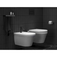 Bidetová stojánková baterie Ravak Espirit ES 056.20BLM 154 mm bez výpusti, Black Matt