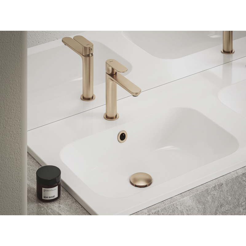 Umyvadlová stojánková baterie Ravak Eleganta EL 012.60RGB 170 mm bez výpusti, Rose Gold Brushed