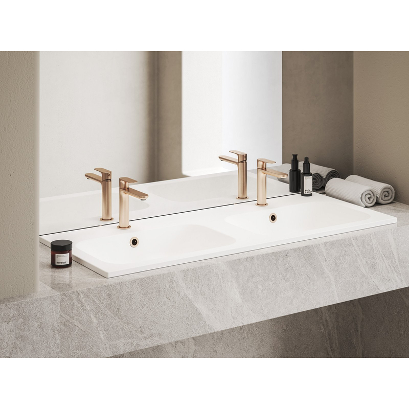 Umyvadlová stojánková baterie Ravak Eleganta EL 012.60RGB 170 mm bez výpusti, Rose Gold Brushed