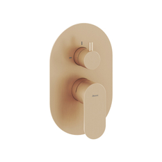 Podomítková baterie Ravak Eleganta EL 065.60RGB.O2.RB07E 2-cestná bez tělesa, Rose Gold Brushed