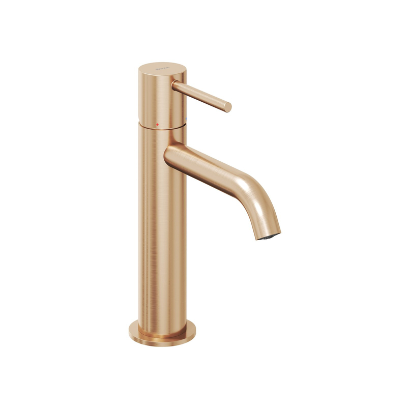 Umyvadlová stojánková baterie Ravak Espirit ES 012.60RGB 190 mm bez výpusti, Rose Gold Brushed