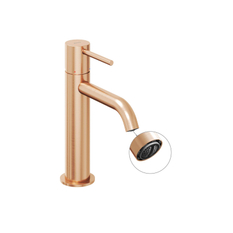 Umyvadlová stojánková baterie Ravak Espirit ES 012.60RGB 190 mm bez výpusti, Rose Gold Brushed