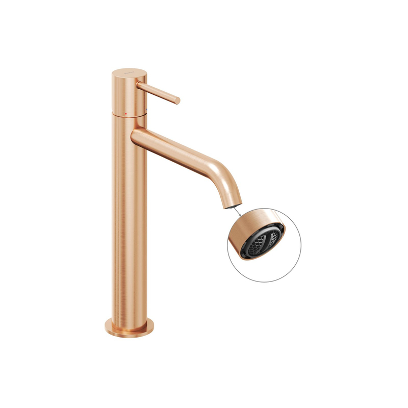 Umyvadlová stojánková baterie Ravak Espirit ES 014.60RGB 250 mm bez výpusti, Rose Gold Brushed