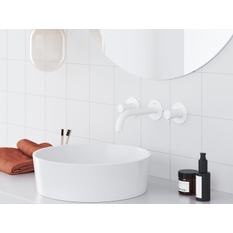 Umyvadlová podomítková baterie Ravak EspiritES 019.10WV.O1 s tělesem, White Velvet