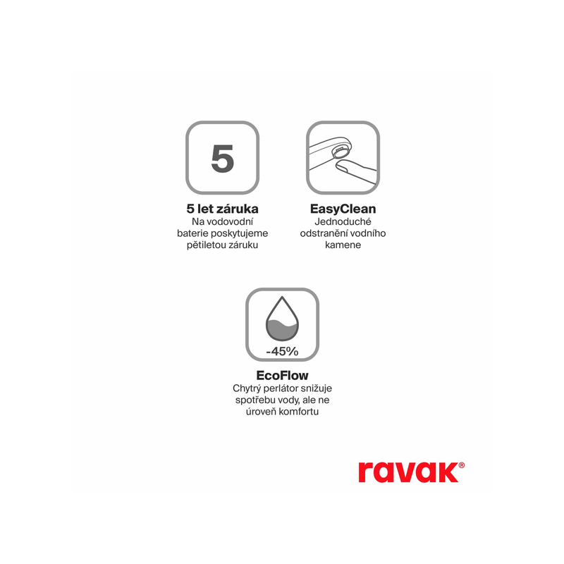 Umyvadlová podomítková baterie Ravak EspiritES 019.60RGB.O1 s tělesem, Rose Gold Brushed