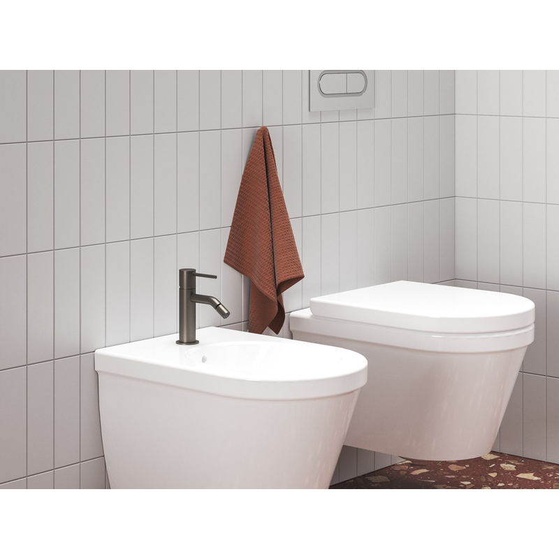 Bidetová stojánková baterie Ravak Espirit ES 056.20GB 154 mm bez výpusti, Graphite Brushed