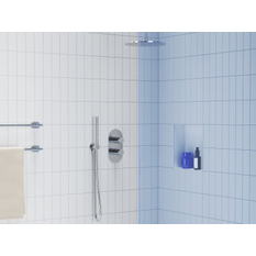 Termostatická podomítková baterie Ravak Espirit ES 063.00CR.O2.RB07C 2-cestná bez tělesa, Chrome