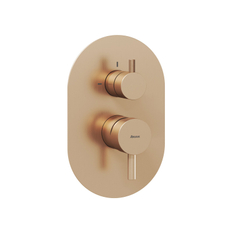 Podomítková baterie Ravak Espirit ES 065.60RGB.O2.RB07E 2-cestná bez tělesa, Rose Gold Brushed