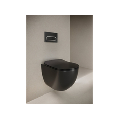 Ovládací WC tlačítko Ravak Chrome, černá