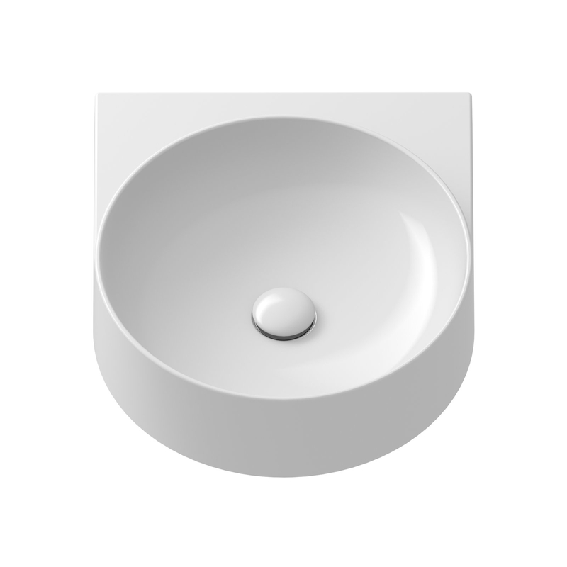 Umyvadlo Ravak Yard 40, bez otvoru pro baterii, bez přepadu, bílá