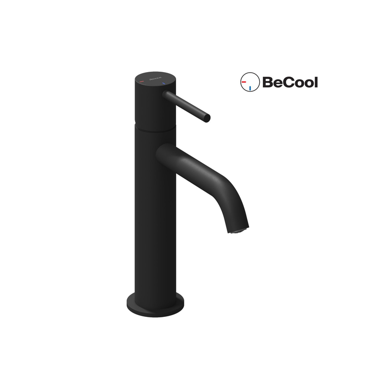 Umyvadlová stojánková baterie Ravak Espirit ES 012.21BLM BeCool 190 mm bez výpusti, Black Matt