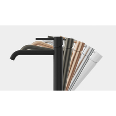 Umyvadlová stojánková baterie Ravak Espirit ES 012.21BLM BeCool 190 mm bez výpusti, Black Matt