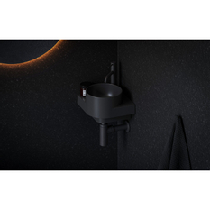 Umyvadlová stojánková baterie Ravak Espirit ES 012.21BLM BeCool 190 mm bez výpusti, Black Matt