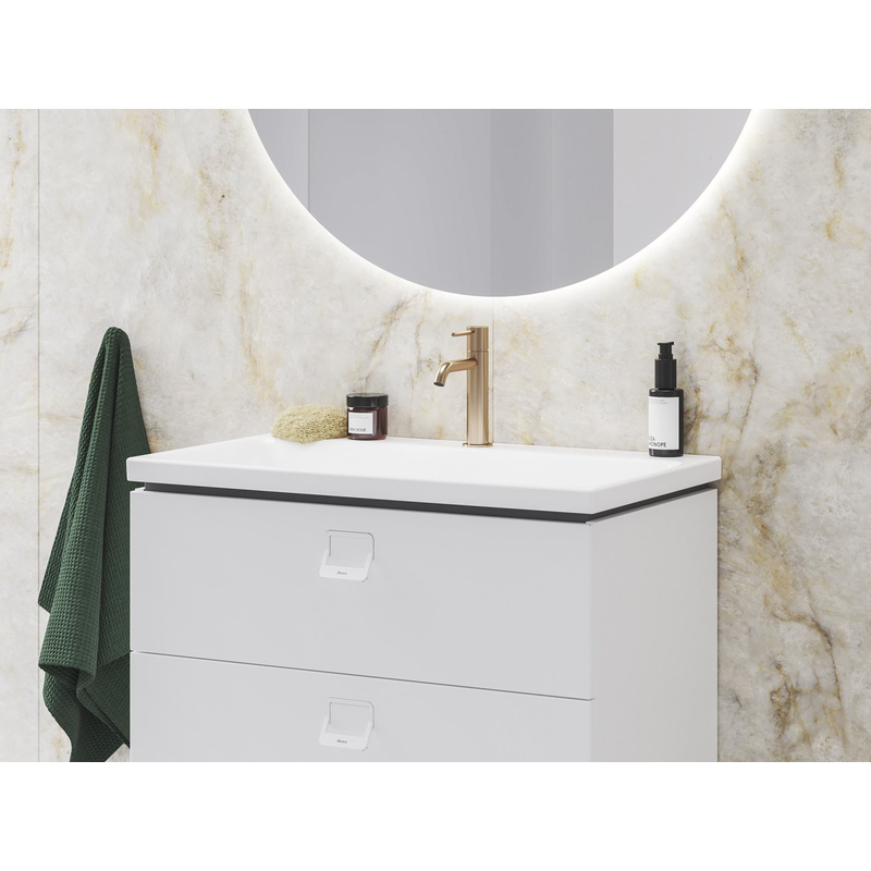 Umyvadlová stojánková baterie Ravak Espirit ES 012.61RGB BeCool 190 mm bez výpusti, Rose Gold Brushed