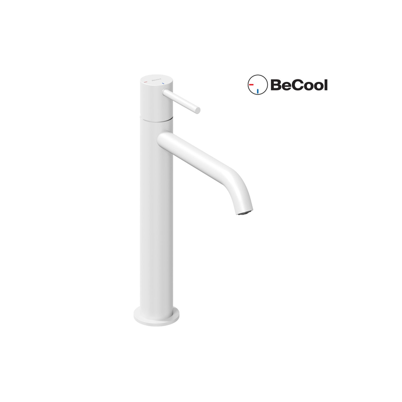 Umyvadlová stojánková baterie Ravak Espirit ES 014.11WV BeCool 250 mm bez výpusti, White Velvet