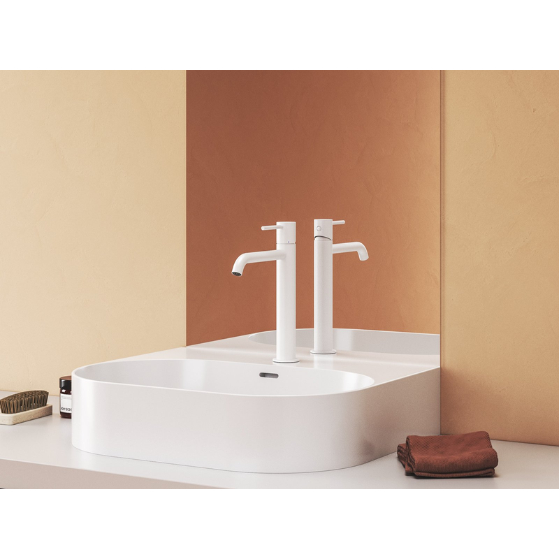 Umyvadlová stojánková baterie Ravak Espirit ES 014.11WV BeCool 250 mm bez výpusti, White Velvet