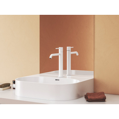 Umyvadlová stojánková baterie Ravak Espirit ES 014.11WV BeCool 250 mm bez výpusti, White Velvet