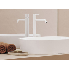 Umyvadlová stojánková baterie Ravak Espirit ES 015.11WV BeCool 340 mm bez výpusti, White Velvet