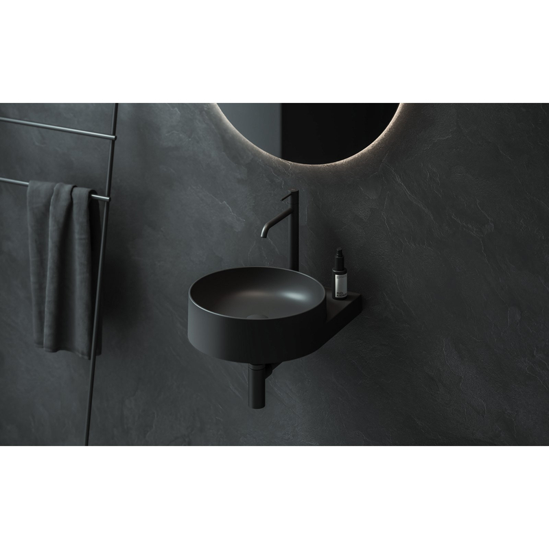 Umyvadlová stojánková baterie Ravak Espirit ES 015.21BLM BeCool 340 mm bez výpusti, Black Matt