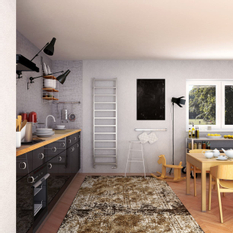 Těleso koupelnové trubkové Isan Gradda Inox 1840 x 500 mm, 429 W, kombi + klasické připojení, nerez