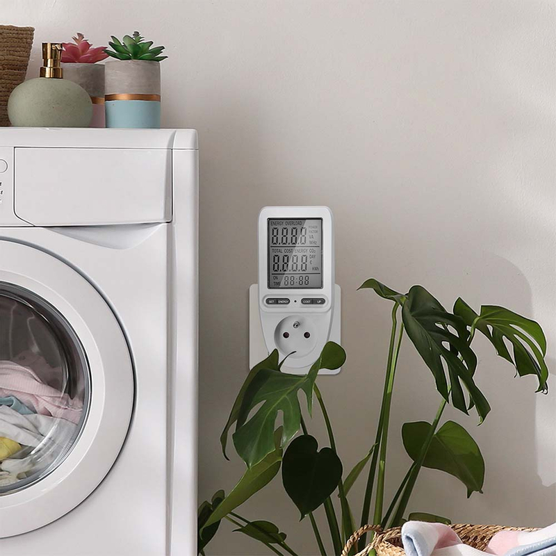 Solight digitální měřič spotřeby el. energie, velký displej