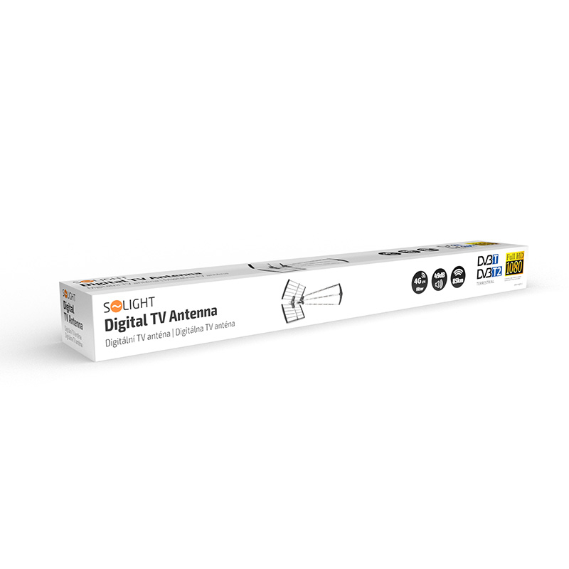 Solight venkovní anténa, DVB-T2, 17dB