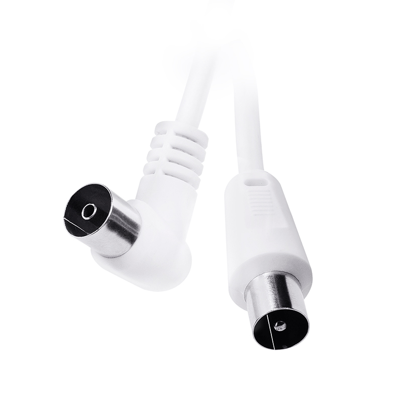 Solight anténní koaxiální kabel, kombinované konektory, 10m, sáček