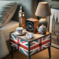 Solight cestovní adaptér pro použití ve Velké Británii, typ G