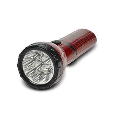 Solight LED nabíjecí svítilna, 9 x LED, červenočerná, plug-in