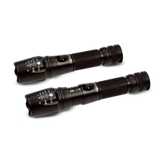 Solight LED nabíjecí profesionální svítilna, 600lm, T6 XML Cree LED, zoom, Li-Ion