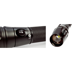 Solight LED nabíjecí profesionální svítilna, 600lm, T6 XML Cree LED, zoom, Li-Ion