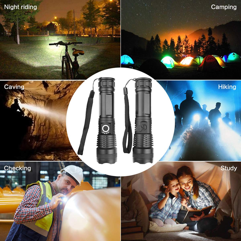 Solight LED nabíjecí svítilna, 1000lm, zoom, dárkové balení, Li-Ion