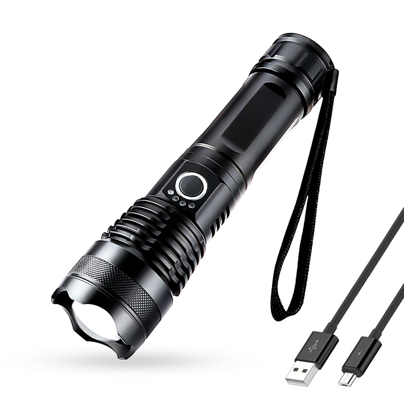 Solight LED nabíjecí svítilna, 1000lm, zoom, dárkové balení, Li-Ion
