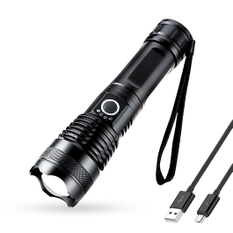 Solight LED nabíjecí svítilna, 1000lm, zoom, dárkové balení, Li-Ion